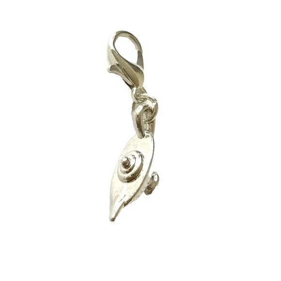 Silver Aladdin Magic Lamp Charm Clip On Zipper Pull Purse Plated Jasmine Nursing - Picture 5 of 7